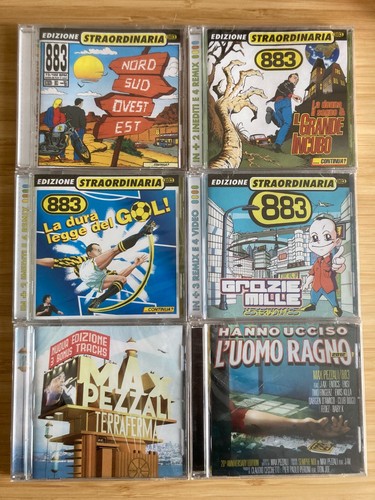 883 pezzali lotto 6 x - pezzali, cd